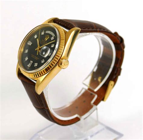 rolex president leather strap